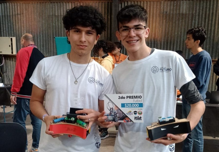 Jóvenes de Godoy Cruz salieron segundos en la Liga Nacional de Robótica