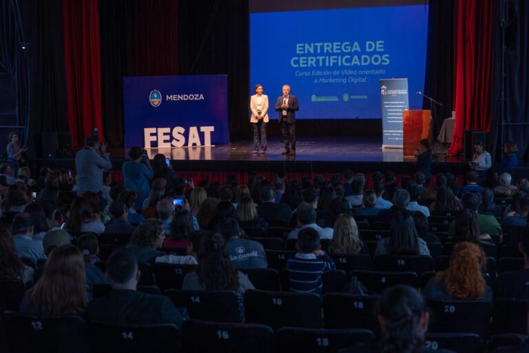 Mendoza audiovisual: más de 580 mendocinos se capacitaron en edición de video y marketing digital